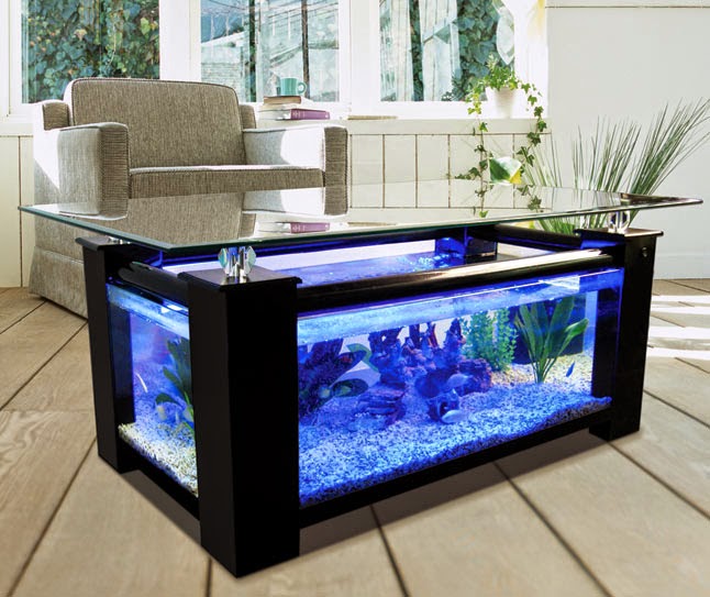 modern entertainment centers fish tank