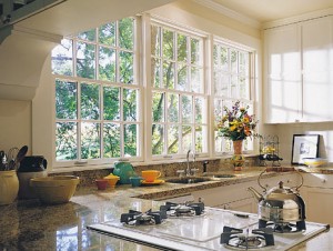 Awesome-Chic-And-Beautiful-Kitchen-Window-Decorating-Ideas-In-Classic-White-Design-