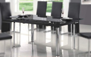 Black-Glass-Top-Dining-Tables-Design-Ideas-With-Stunning-Furniture-Glass-Tables-Dining-Room-Inspiration-Decoration