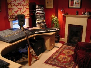 Home-Recording-Studio-With-Fireplace-With-Best-Exclusive-Decorating-Music-Room-Studio-Ideas