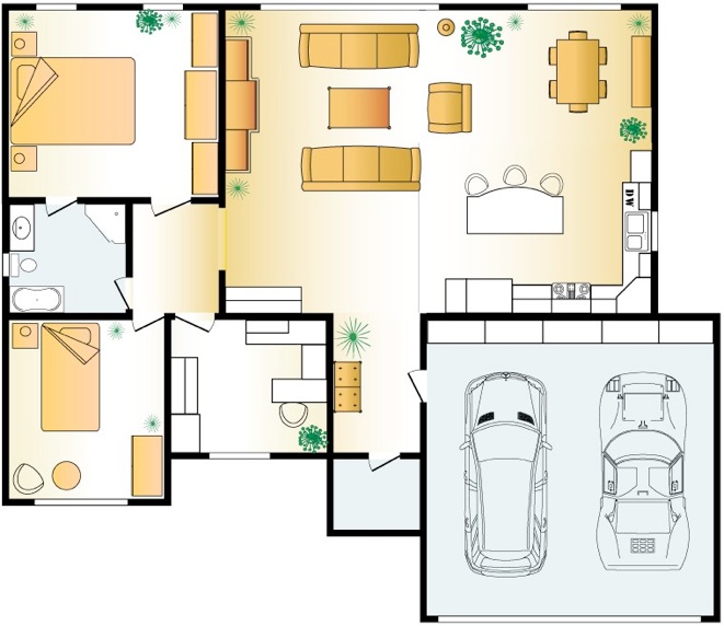 Importance of 2D floor layout in Interior Design - L1