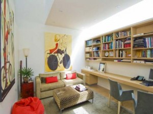 Luxury-Beach-House-Design-Modern-Study-Room-Decorating-In-Sydney