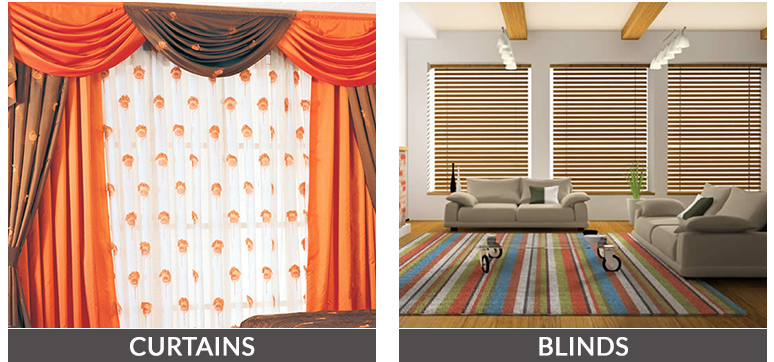 Window Blinds Vs Curtains, What Looks Better Curtains Or Blinds