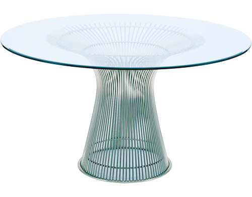 big round glass table