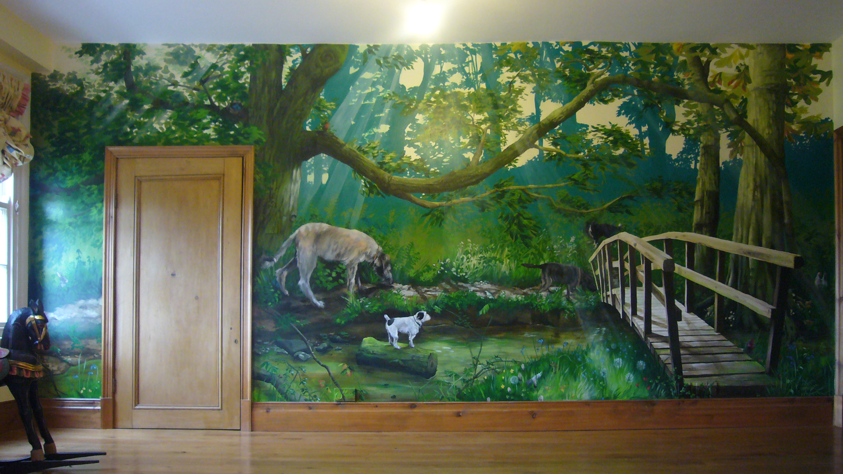 artistic wall murals