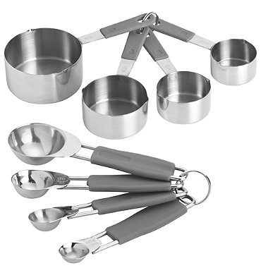 measuring cups and spoons