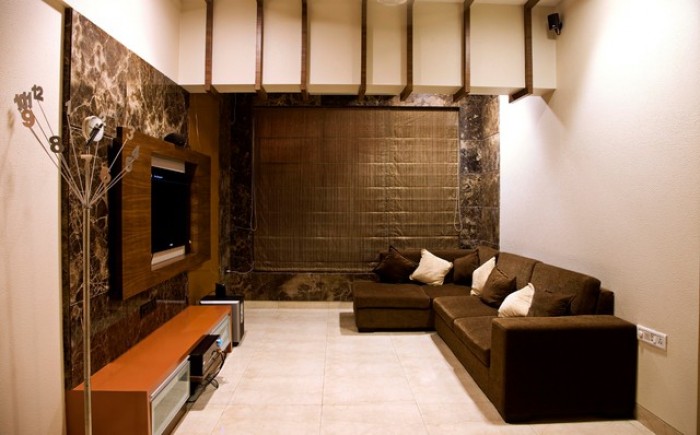 Contemporary Living Room Design From Mumbai India