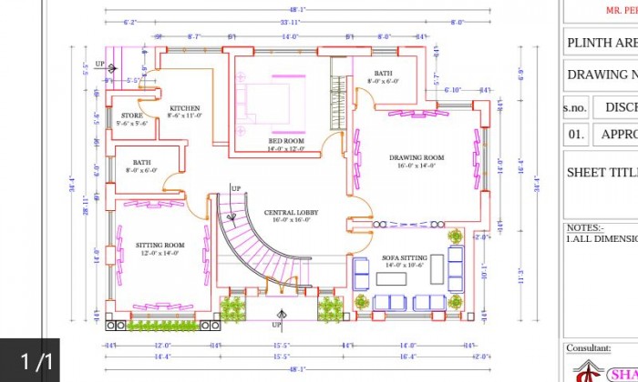 My residential home plan