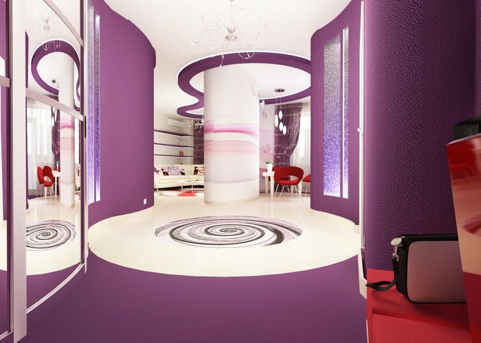 Fabulous Purple Apartment