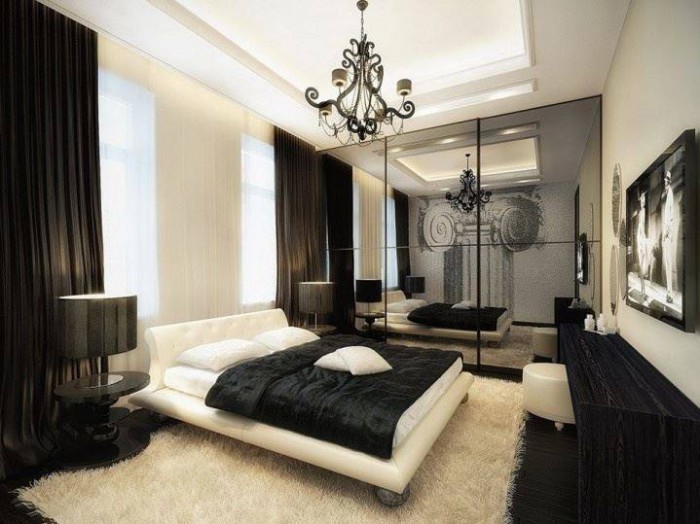 Black & White Modern Bedroom Design