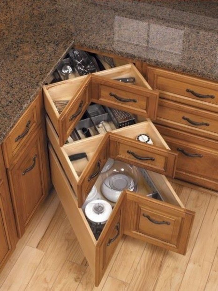 Corner Drawer Storage Solutions