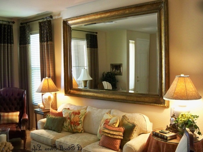 Artistic Framed Mirror S For The Living, Large Framed Mirrors For Living Room