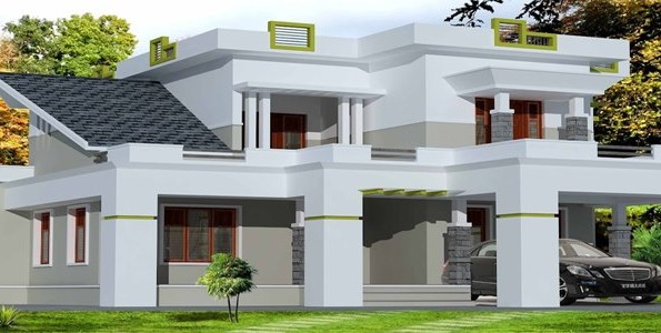 Exterior House Design- Front Elevation