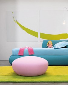 Bright Vivid Colors Furniture Of Vibrant Modern Sofas