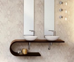 Beautiful-And-Chic-Bathroom-With-Contemporary-Bathroom-Lighting-Ideas-In-Jey-Vanity-By-Mastella-Via-Trendir-Design-