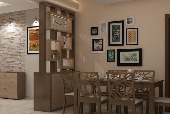 Modern Room Partition Designs, Dining Room Partition Designs Between Living And Office Space