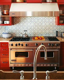 Colorful kitchen decoration backsplash tiles