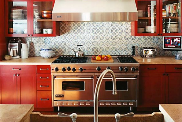 Colorful kitchen decoration backsplash tiles