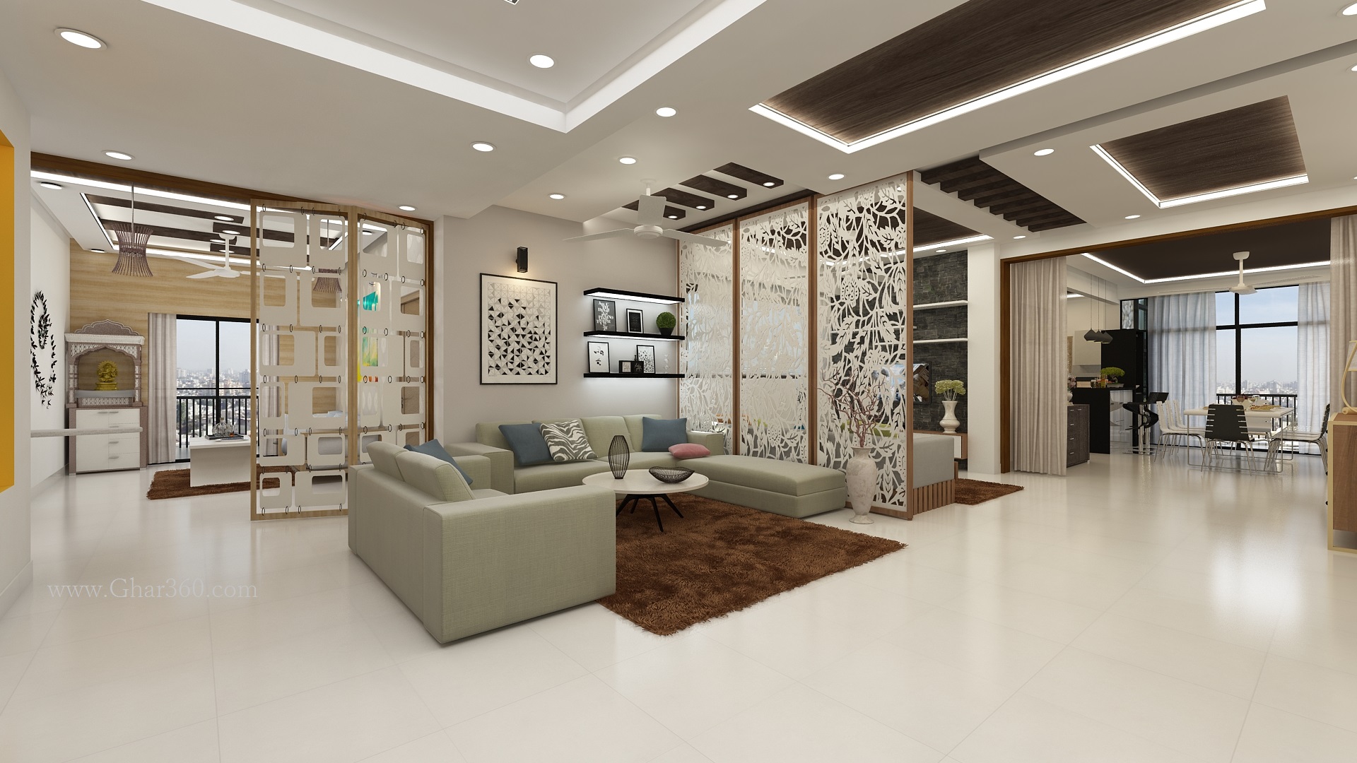 living room interior designer bangalore