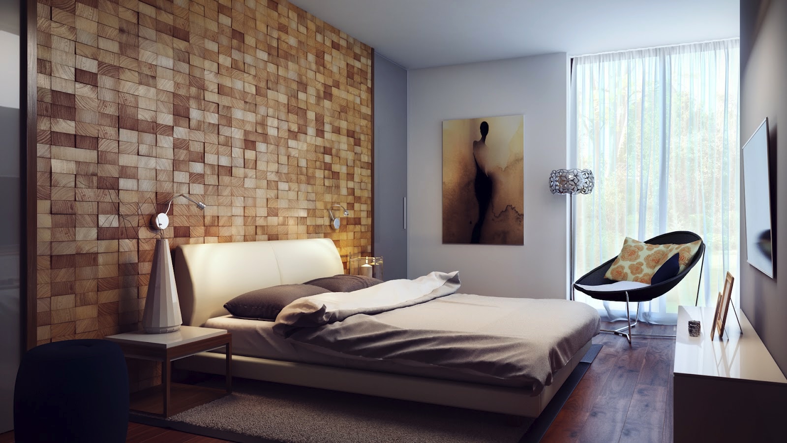 Bed Headboard and Background Design Ideas