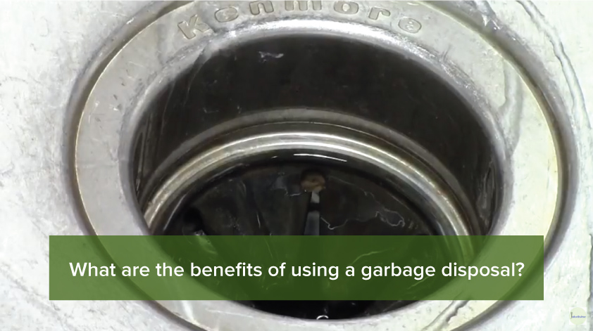 What are the benefits of using a garbage disposal?