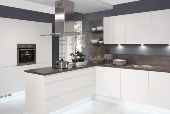 Awesome Kitchen Designs With No Handles, Modern Kitchen Cabinets Without Handles
