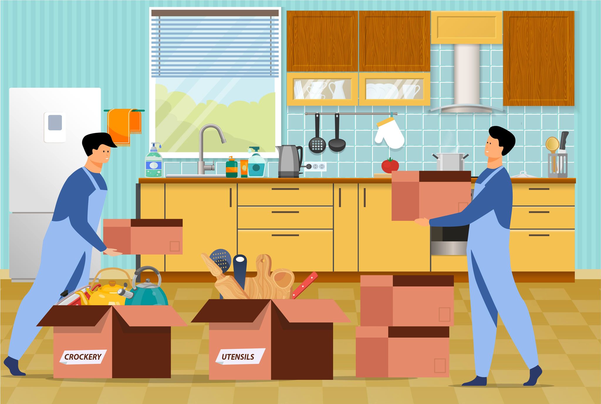 packing-moving-tips-for-kitchen-items