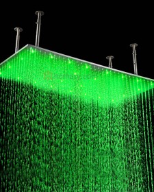 Add LED lighting for your Shower heads to have the best bathing experience