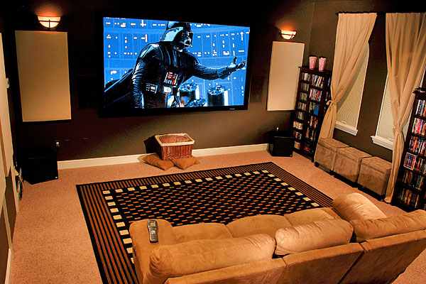 Very Cool Decorating Interior Modern Home Theater Room