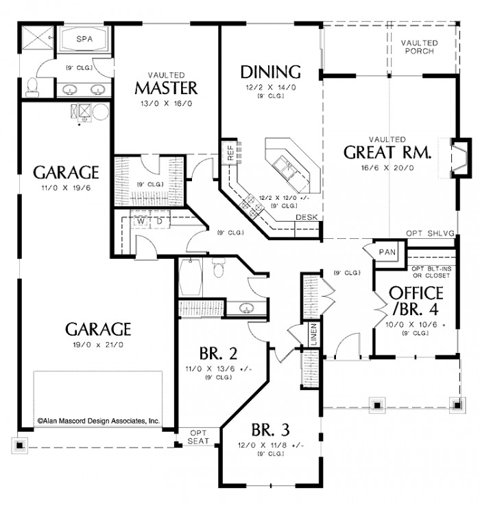 Luxury House Plans One Story Sq Ft Open Floor Arabella Home Plan | My ...