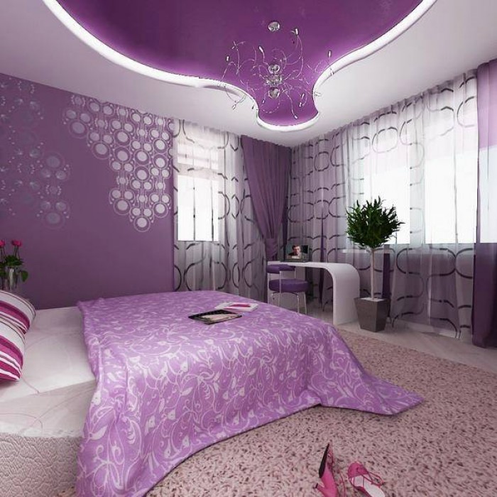 Beautiful Purple Interior Design