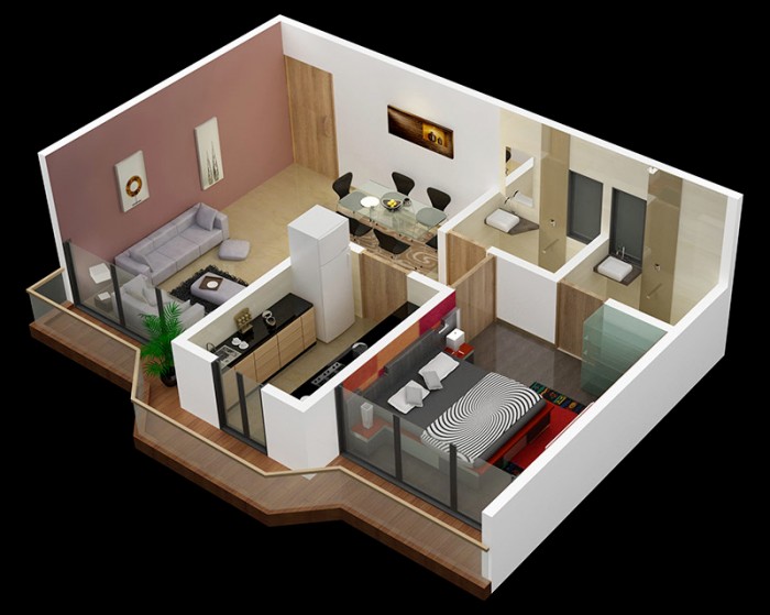One Bedroom House Plans