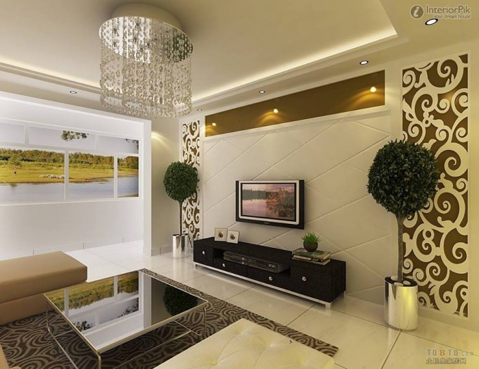 Contemporary Elemental Living Rooms Interior Design Idea
